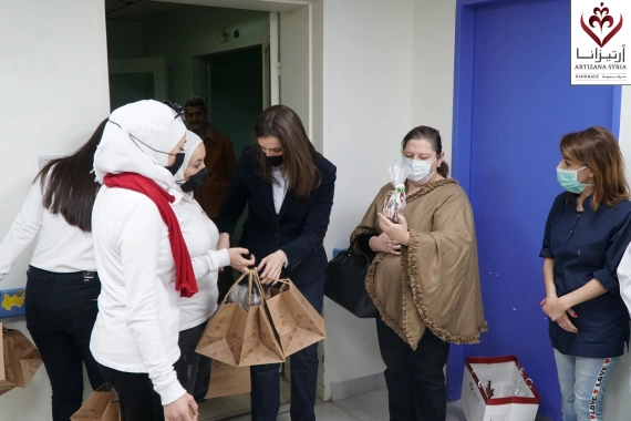 Visit to the Children’s Hospital for Cancer Patients Damascus, Syria – December 24, 2020