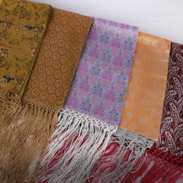 Damascene Brocade Shawl variations