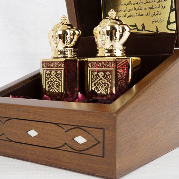 Damascene traditional perfume set